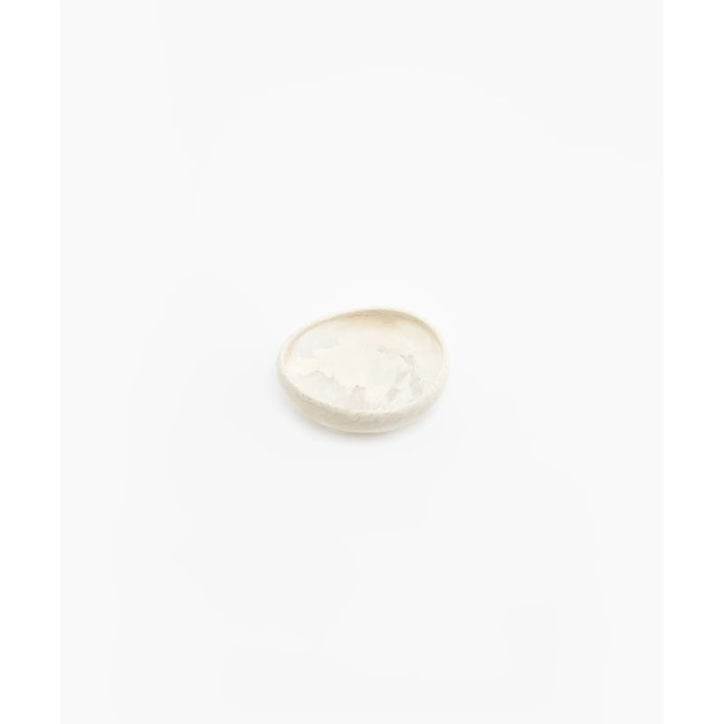 Small Resin Rock Bowl - Chalk Swirl