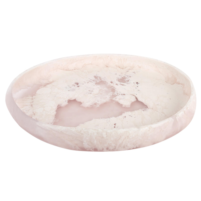 Extra Large Rock Bowl - Rose Swirl