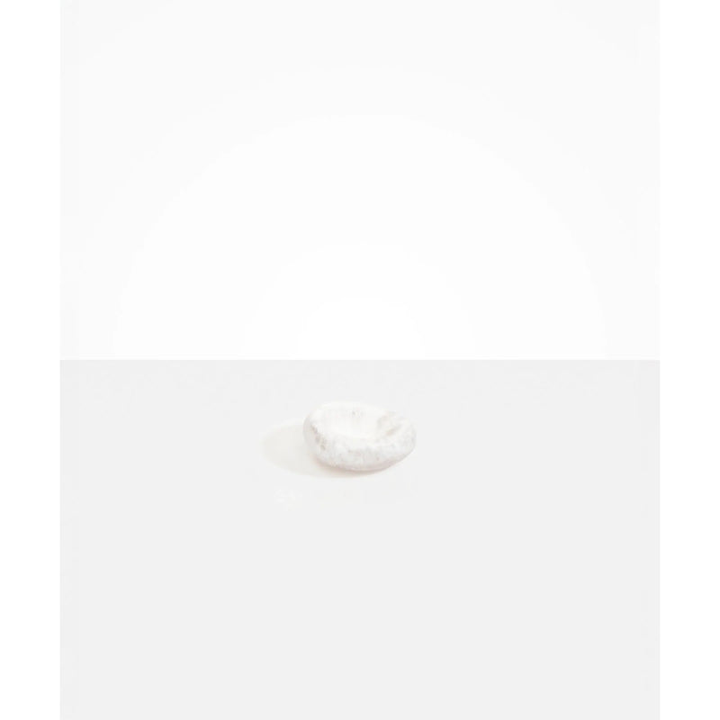 Small Drift Dish Swirl - Swirl White Clear