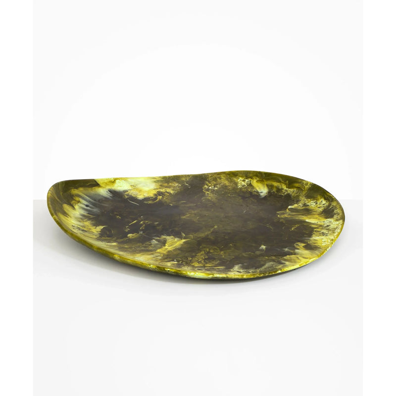 Extra Large Modern Tribal Platter - Malachite