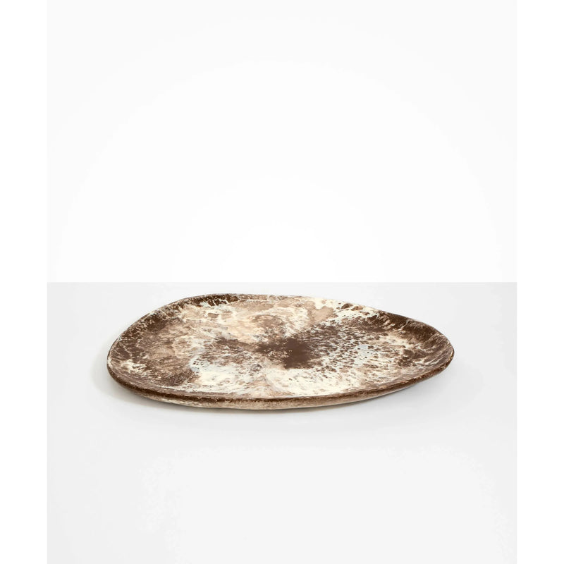 Large Pebble Platter - Cappuccino