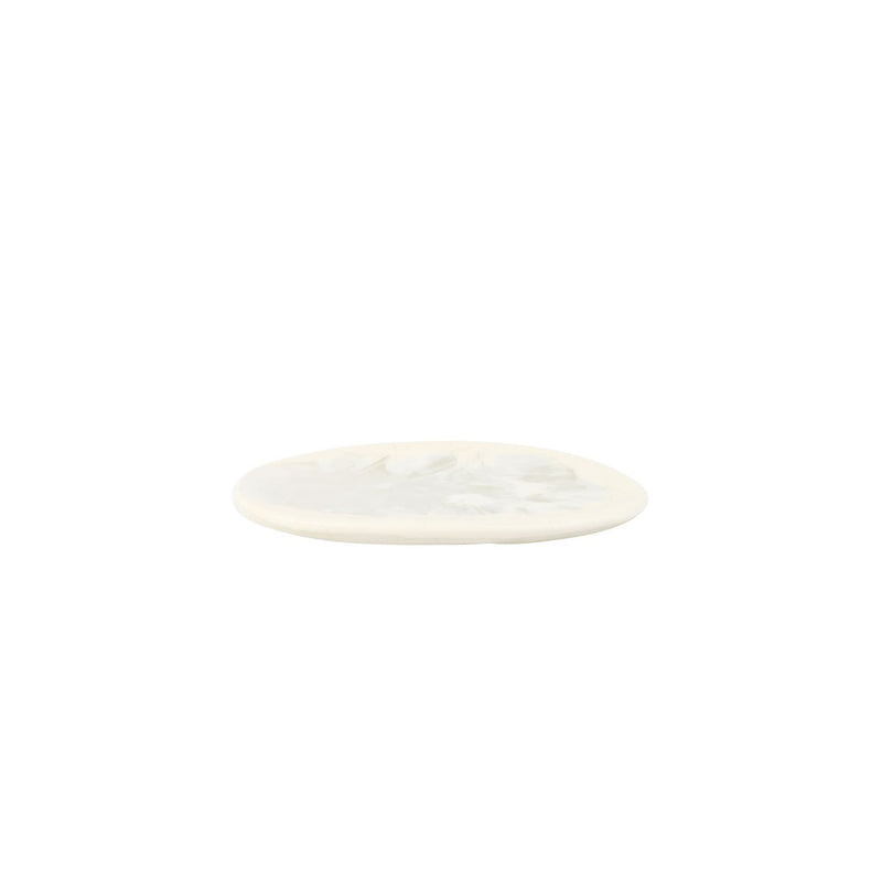 Resin Temple Side Plate - Chalk Swirl