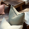 Luca Linen Outdoor Cushion - Pistachio