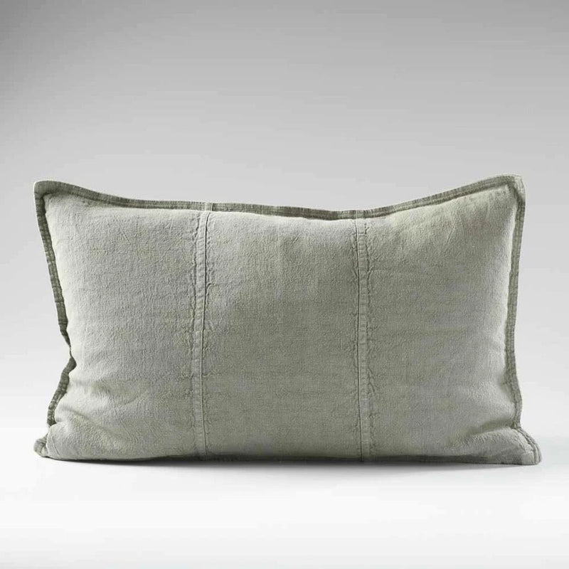 Luca Linen Outdoor Cushion - Pistachio