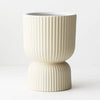 Pot Palina Pedestal Ivory