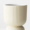 Pot Palina Pedestal Ivory