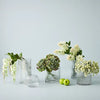 Vase Ripple Cylinder Clear