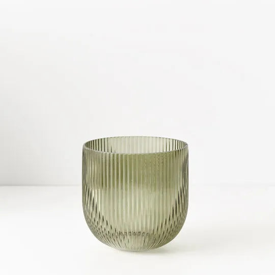 Vase Ripple Bell Olive