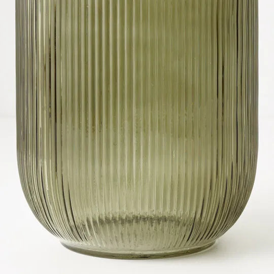 Vase Ripple Bell Olive