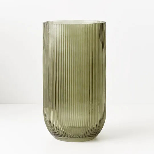 Vase Ripple Bell Olive