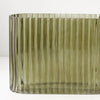 Vase Ripple Oval Olive