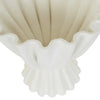 Forme Scallop Vase - Ivory