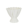 Forme Scallop Vase - Ivory