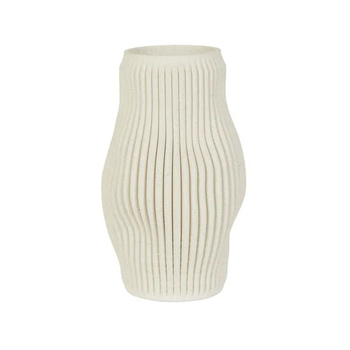 Forme Fluid Vase - Cream