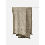 Hutt Wool Throw - Ivy/Natural