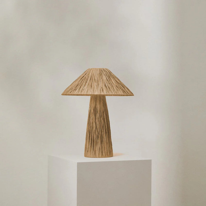 Ourea Raffia Table Lamp - Natural