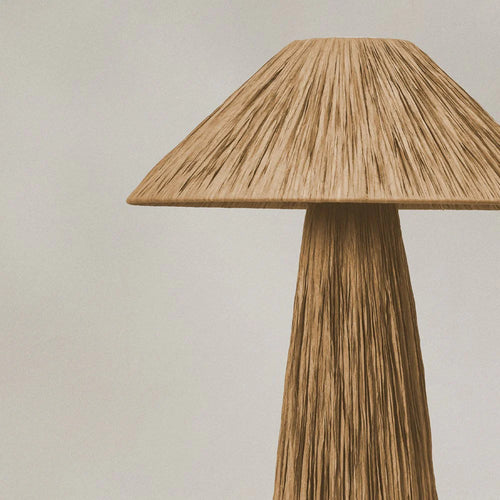 Ourea Raffia Table Lamp - Natural