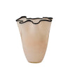 Jarvis Glass Vase Ivory/Black