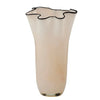 Jarvis Glass Vase Ivory/Black