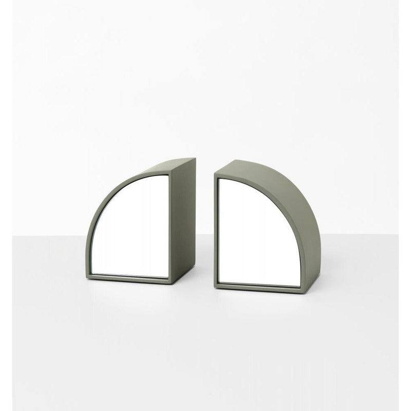 Percy Bookends Pair - Olive