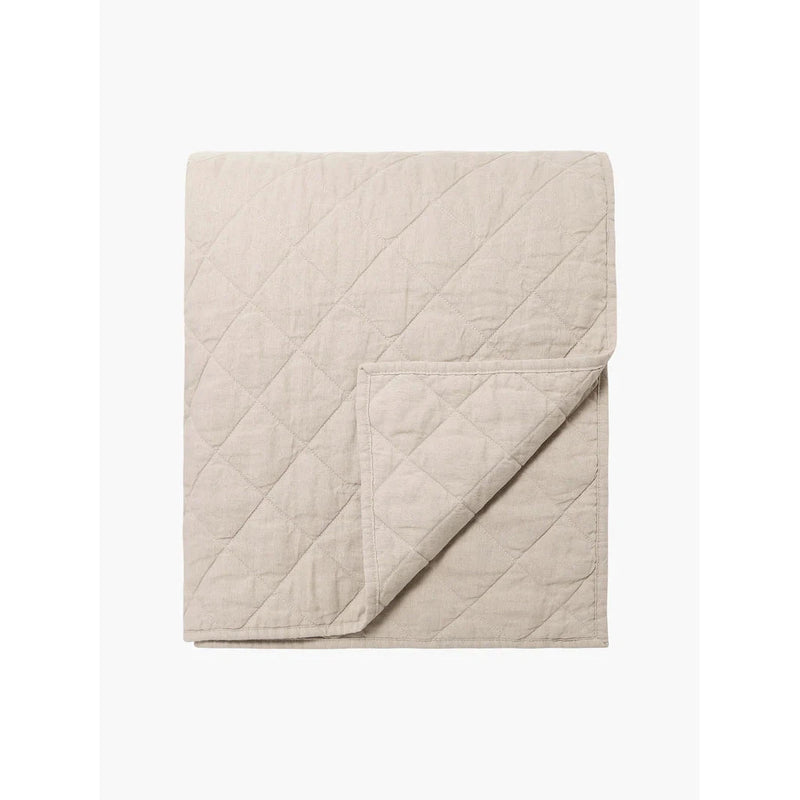 Soho Oatmeal Linen & Cotton Quilt