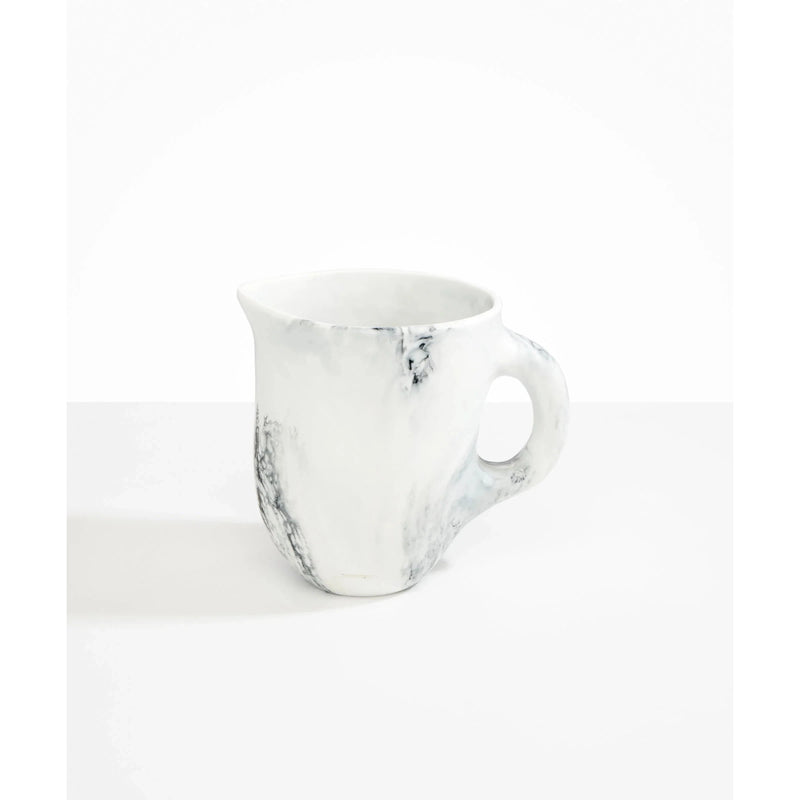 Large Resin Rock Jug - White Marble