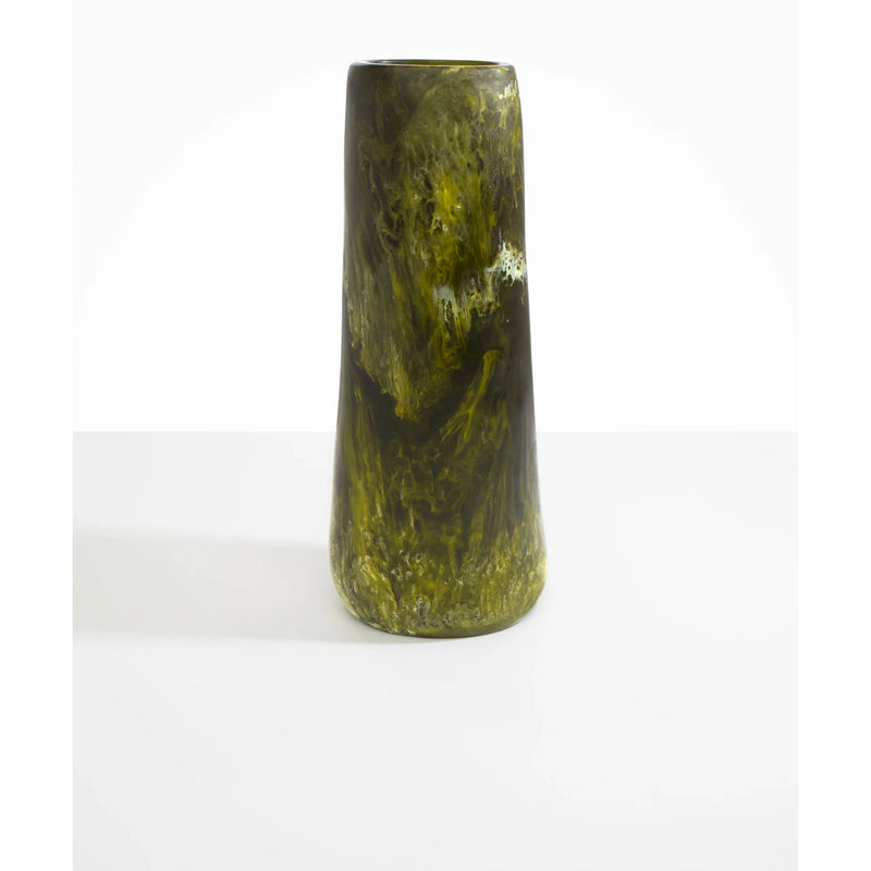 Tall Pebble Vase - Malachite