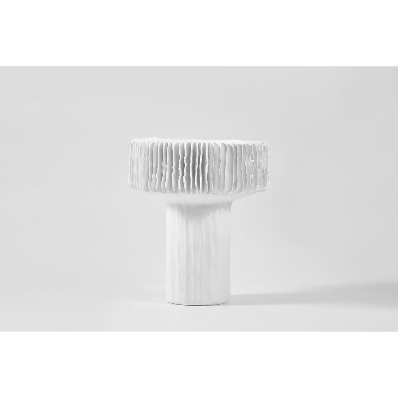 Chanterelle Vase Plaster - Low