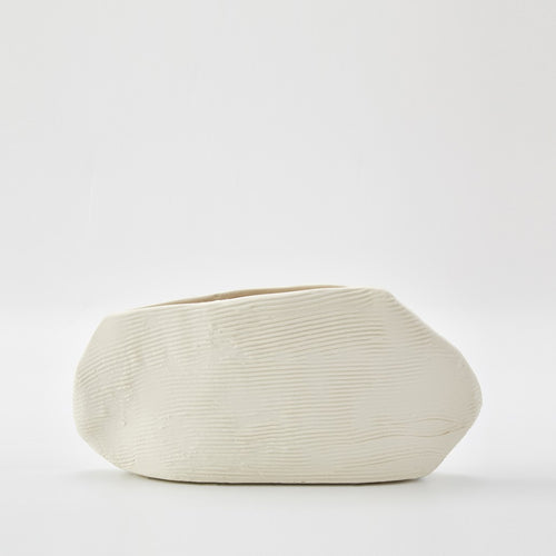 Chalk Vase Ivory - Low