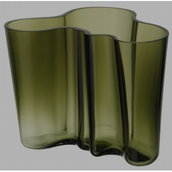 Aalto Vase - 16cm - Moss Green