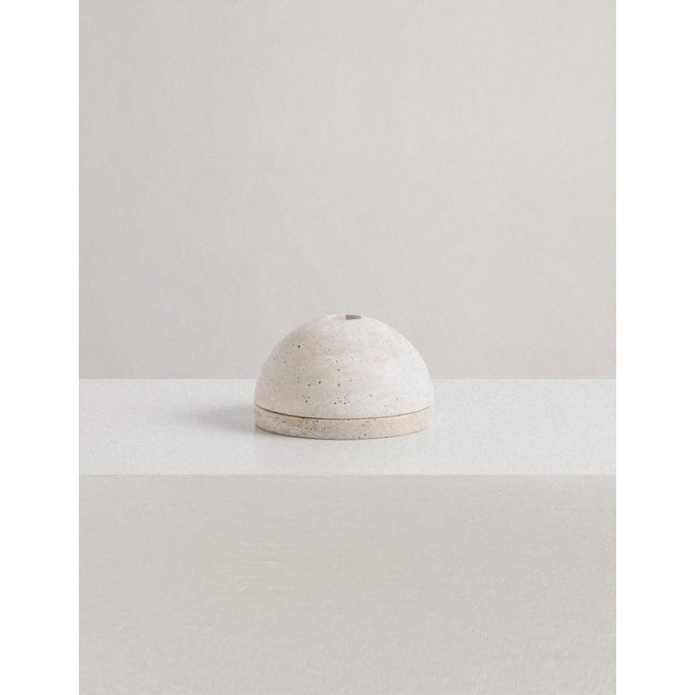 Horizon Incense Burner – Travertine