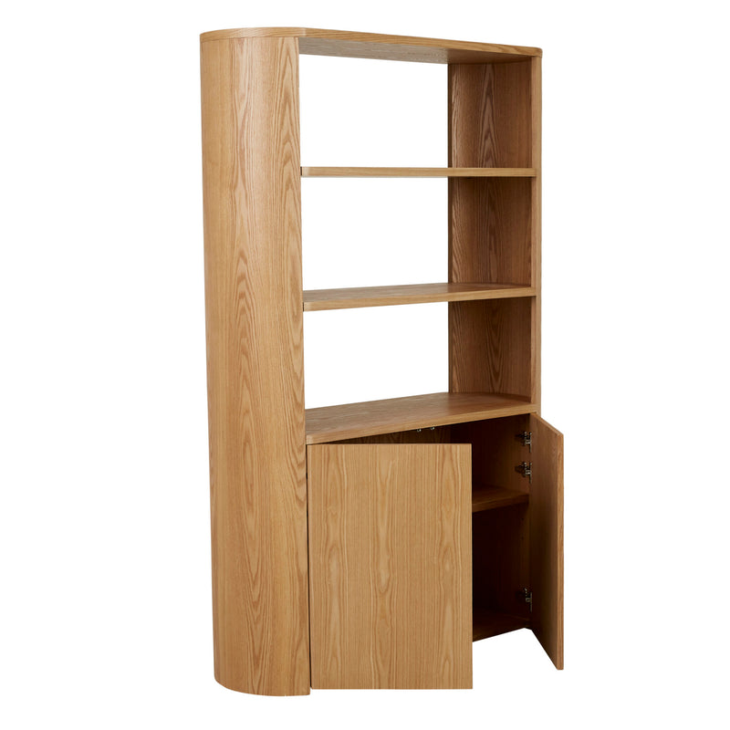 Classique Tall Oval Bookshelf Ash 4