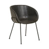 Duke Dining Armchair - Black / Black