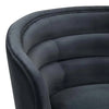 Kennedy Luca Grand Occasional Chair - Blue charcoal velvet