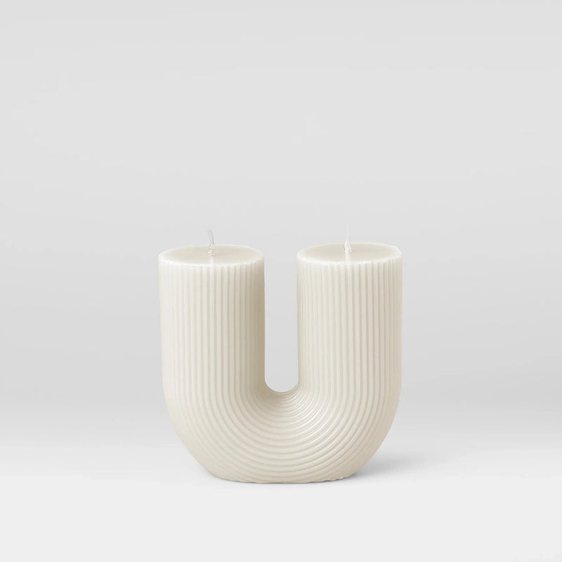 Curl Curl Candle - White
