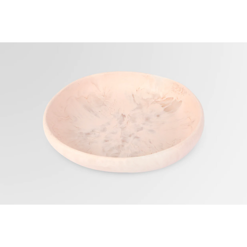 Medium Resin Earth Bowl - Rose Swirl