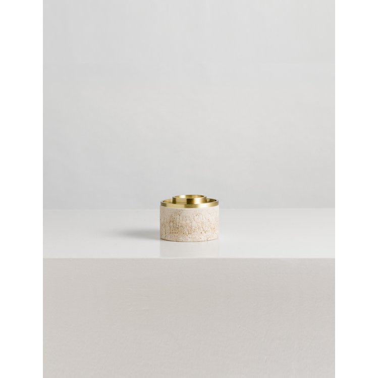 Asteroid Oil Burner – Travertine