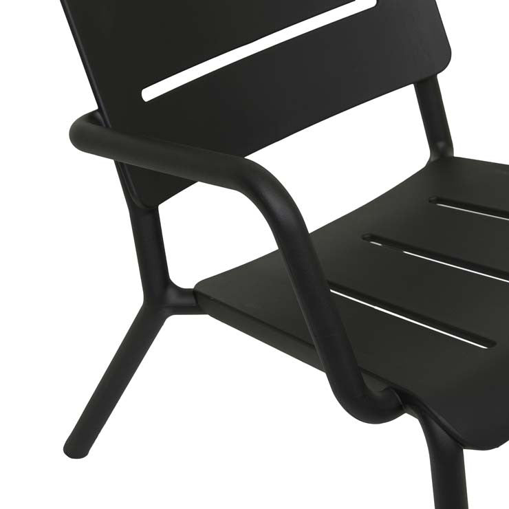 Outo Lounge Occasional Chair - Black