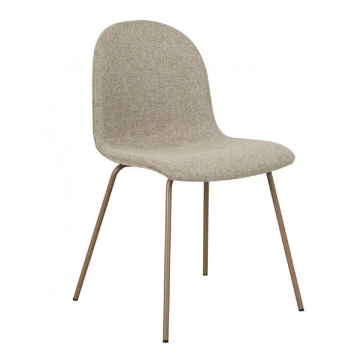 Smith Straight Leg Dining Chair - Khaki Grey