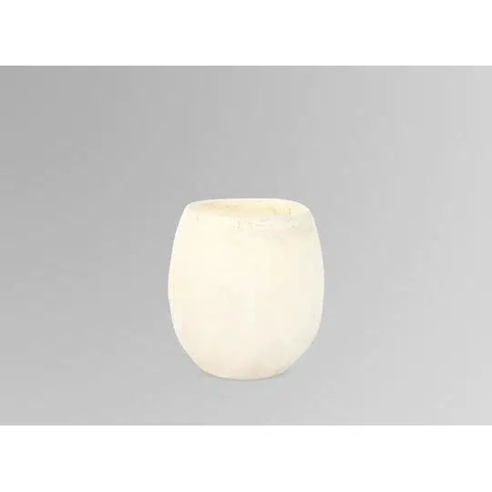 Large Resin Rock Cup - Chalk Swirl