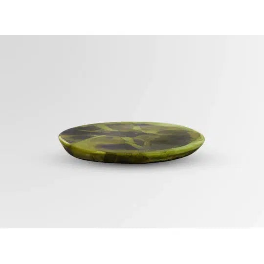 Resin Boulder Coaster - Malachite