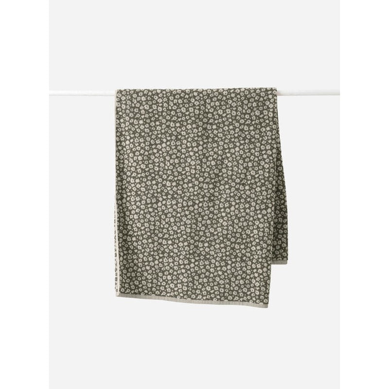 Forget Me Not Cotton Bath Towel Range - Ivy/Oat