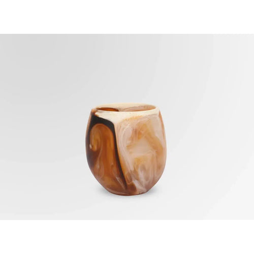 Large Resin Rock Cup - Light Horn