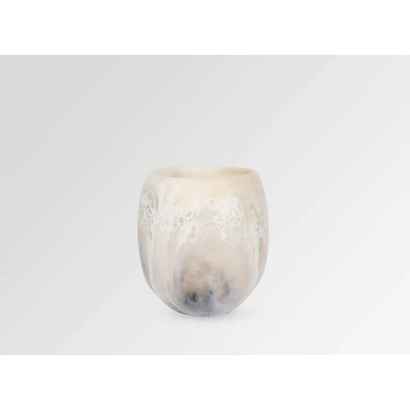 Large Resin Rock Cup - Sandy Pearl