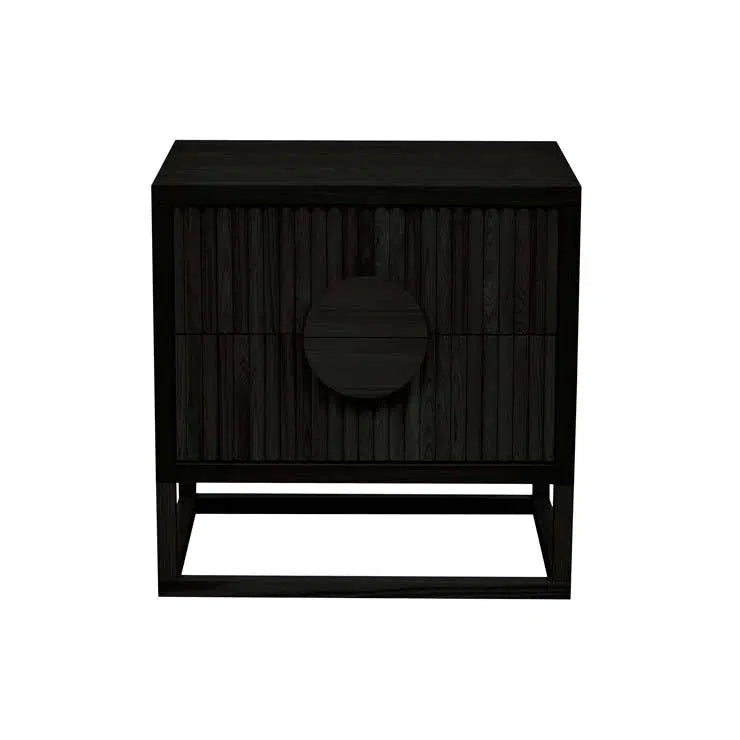 Benjamin Ripple Bedside - Matt Black