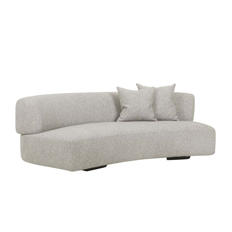 Felix Arc 3 Seater Sofa - Silver Speckle