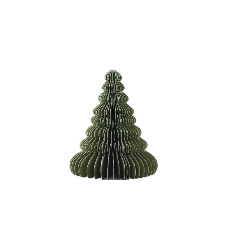 Tree Standing Ornament Olive Green - 15cm